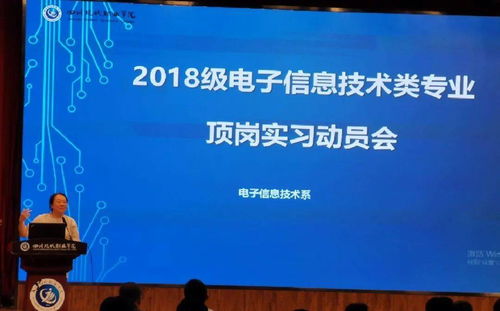 电子信息技术系技术类专业顶岗实习动员会 开启信息技术咨询服务实践新篇章